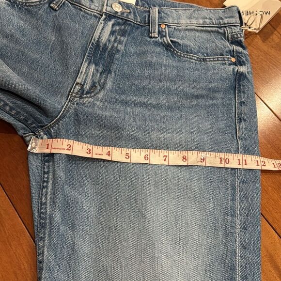 NWT MOTHER Women's The Bookie Flood Jeans Sow Surreal size 31 - Picture 13 of 16